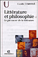 Littérature et philosophie&nbsp;-&nbsp;Camille Dumoulié
