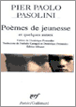 Poèmes de jeunesse et quelques autres&nbsp;-&nbsp;Pier Paolo Pasolini
