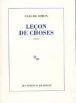 Leçon de choses&nbsp;-&nbsp;Claude Simon