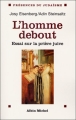 L'homme debout&nbsp;-&nbsp;Josy Eisenberg, Adin Steinsaltz