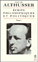 Ecrits philosophiques et politiques&nbsp;-&nbsp;Louis Althusser