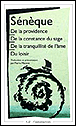 De la Providence, de la Constance du Sage, de la Tranquilité de l'âme, de l'Oisiveté