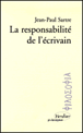La responsabilité de l'écrivain&nbsp;-&nbsp;Jean-Paul Sartre