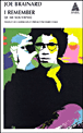 I remember&nbsp;-&nbsp;Joe Brainard