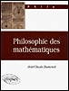 Philosophie des mathématiques&nbsp;-&nbsp;Jean-Claude Dumoncel