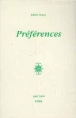 Préférences&nbsp;-&nbsp;Julien Gracq
