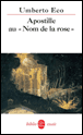 Apostille au Nom de la rose&nbsp;-&nbsp;Umberto Eco