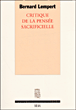 Critique de la pensée sacrificielle&nbsp;-&nbsp;Bernard Lempert