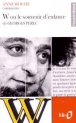 Anne Roche présente W ou le souvenir d'enfance de Georges Perec&nbsp;-&nbsp;Anne Roche