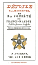 L'étoile flamboyante ou la société des francs-maçons&nbsp;-&nbsp;Tschoudy De
