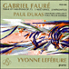 Paul Dukas, Gabriel Fauré&nbsp;-&nbsp;Thème et variations, opus 73 - 5 Nocturnes  - 2 Impromptus - Variations, interlude et prélude élegiaque...