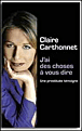 J'ai des choses à vous dire&nbsp;-&nbsp;C. Carthonnet