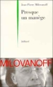 Presque un manège&nbsp;-&nbsp;Jean-Pierre Milovanoff