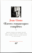 Oeuvres romanesques complètes&nbsp;-&nbsp;Jean Giono