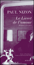 Le livret de l'amour&nbsp;-&nbsp;Paul Nizon