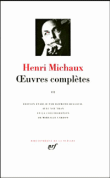 Oeuvres complètes&nbsp;-&nbsp;Henri Michaux