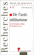 Lutter contre l'économisme, utilitarisme et anti-utilitarisme&nbsp;-&nbsp;Collectif