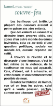 Couvre-feu&nbsp;-&nbsp;Kamel