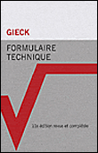 Formulaire technique&nbsp;-&nbsp;Kurt Gieck