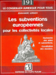Les subventions européennes pour les collectivités locales&nbsp;-&nbsp;Jean-Marc Lorach