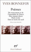 Poèmes&nbsp;-&nbsp;Yves Bonnefoy