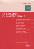 Cassation en matière pénale&nbsp;-&nbsp;J. Bore