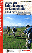 Sentier vers Saint-Jacques de Compostelle, via Le Puy