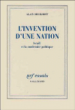 Invention d'une nation:israel et modernite politique