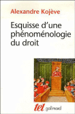 Esquisse d'une phénoménologie du droit