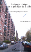 Sociologie critique de la politique de la ville