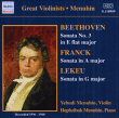 Yehudi Menuhin, Hephzibah Menuhin&nbsp;-&nbsp;Sonates pour violon et piano