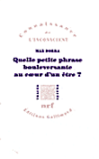 Quelle petite phrase bouleversante au coeur d'un être?&nbsp;-&nbsp;Max Dorra