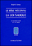 Le rôle méconnu de la loi salique&nbsp;-&nbsp;Ralph E. Giesey