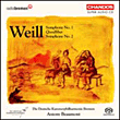 Kurt Weill&nbsp;-&nbsp;Symphonies N°1 et N°2 - Super Audio cd hybride