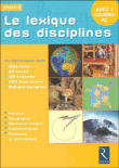 Le lexique des disciplines