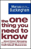 One thing you need to know&nbsp;-&nbsp;Marcus Buckingham