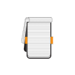 Bloc-notes reporter lign�