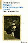 Mémoire d'une enfance volée&nbsp;-&nbsp;Annette Zaidman