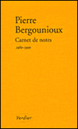 Carnet de notes&nbsp;-&nbsp;Pierre Bergounioux