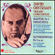 Béla Bartok, Paul Hindemith, Karol Szymanowski&nbsp;-&nbsp;Concertos pour violon