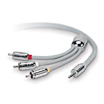 Belkin C�ble audio/vid�o pour Apple iPod 4G et 5G