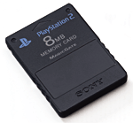 Sony carte mémoire noire pour PlayStation 2&nbsp;-&nbsp;Carte de 8 Mo