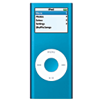 Apple iPod Nano Aluminium 4 Go bleu