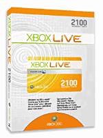 Microsoft Carte Pré-payée Xbox Live 2100 Points Pour Xbox 360&nbsp;-&nbsp;Utilisez les Points Microsoft sur le marché Xbox Live pour obtenir de nouveaux contenus pour vos jeux !