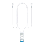 Apple Ecouteurs tour de cou pour iPod Nano Aluminium