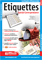 Micro Application sp�cial correspondance