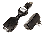 Zip-Linq kit alimentation USB + c�ble alimentation/transfert pour Samsung K3 et K5
