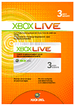 Microsoft Carte Pré-payée Xbox Live 3 Mois Pour Xbox 360&nbsp;-&nbsp;Permet de devenir membre du service Xbox Live GOLD - Carte de crédit non requise