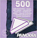 Panodia boîte de 500 coins transparents