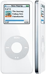 Apple iPod nano 1 Go blanc